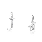 Load image into Gallery viewer, Taraash 925 Sterling Silver Couple Alphabet Pendants &quot;J&quot; and &quot;A&quot; Initial Letter Pendants - Taraash
