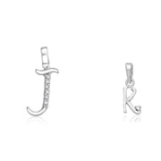 Taraash 925 Sterling Silver Couple Alphabet Pendants 