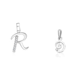 Load image into Gallery viewer, Taraash 925 Sterling Silver Couple Alphabet Pendants &quot;R&quot; and &quot;D&quot; Initial Letter Pendants - Taraash

