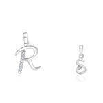 Load image into Gallery viewer, Taraash 925 Sterling Silver Couple Alphabet Pendants &quot;R&quot; and &quot;S&quot; Initial Letter Pendants - Taraash
