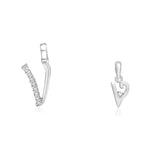 Load image into Gallery viewer, Taraash 925 Sterling Silver Couple Alphabet Pendants &quot;V&quot; and &quot;V&quot; Initial Letter Pendants - Taraash
