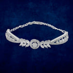 Load image into Gallery viewer, Taraash 925 Sterling Silver Cuff CZ Bangle For Women - Taraash