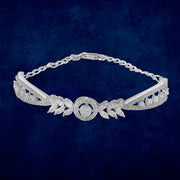 Taraash 925 Sterling Silver Cuff CZ Bangle For Women - Taraash