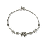 Taraash 925 Sterling Silver Cute elephant 1 Piece Anklet For Women - Taraash