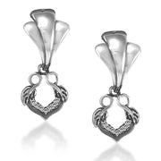 Taraash 925 Sterling Silver Cutwork Earrings For Women - Taraash