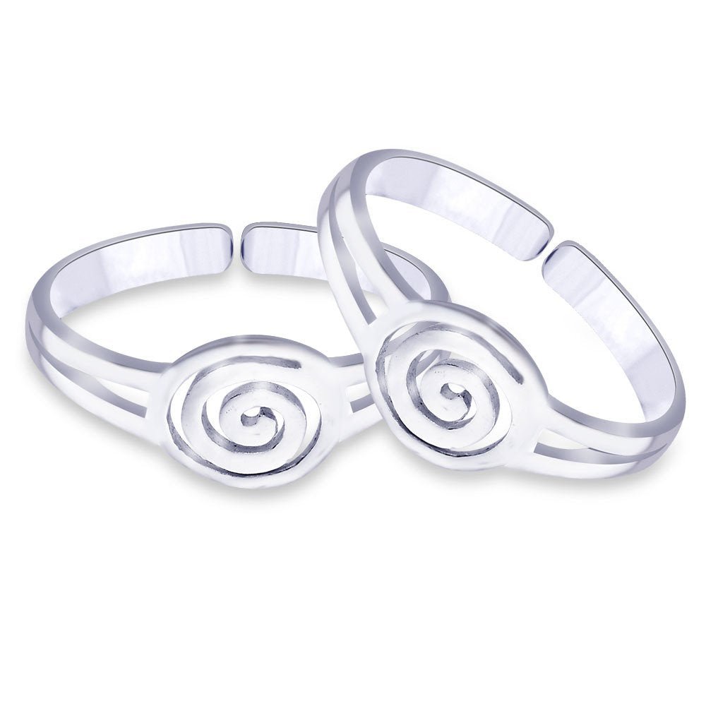 Taraash 925 Sterling Silver Cutwork toe ring for women LR0661S - Taraash