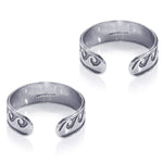 Load image into Gallery viewer, Taraash 925 Sterling Silver Cutwork Toe Ring For Women LR1162A - Taraash