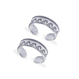 Taraash 925 Sterling Silver Cutwork Toe Ring For Women LR1162A - Taraash