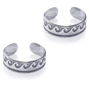 Taraash 925 Sterling Silver Cutwork Toe Ring For Women LR1162A - Taraash