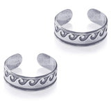 Taraash 925 Sterling Silver Cutwork Toe Ring For Women LR1162A - Taraash