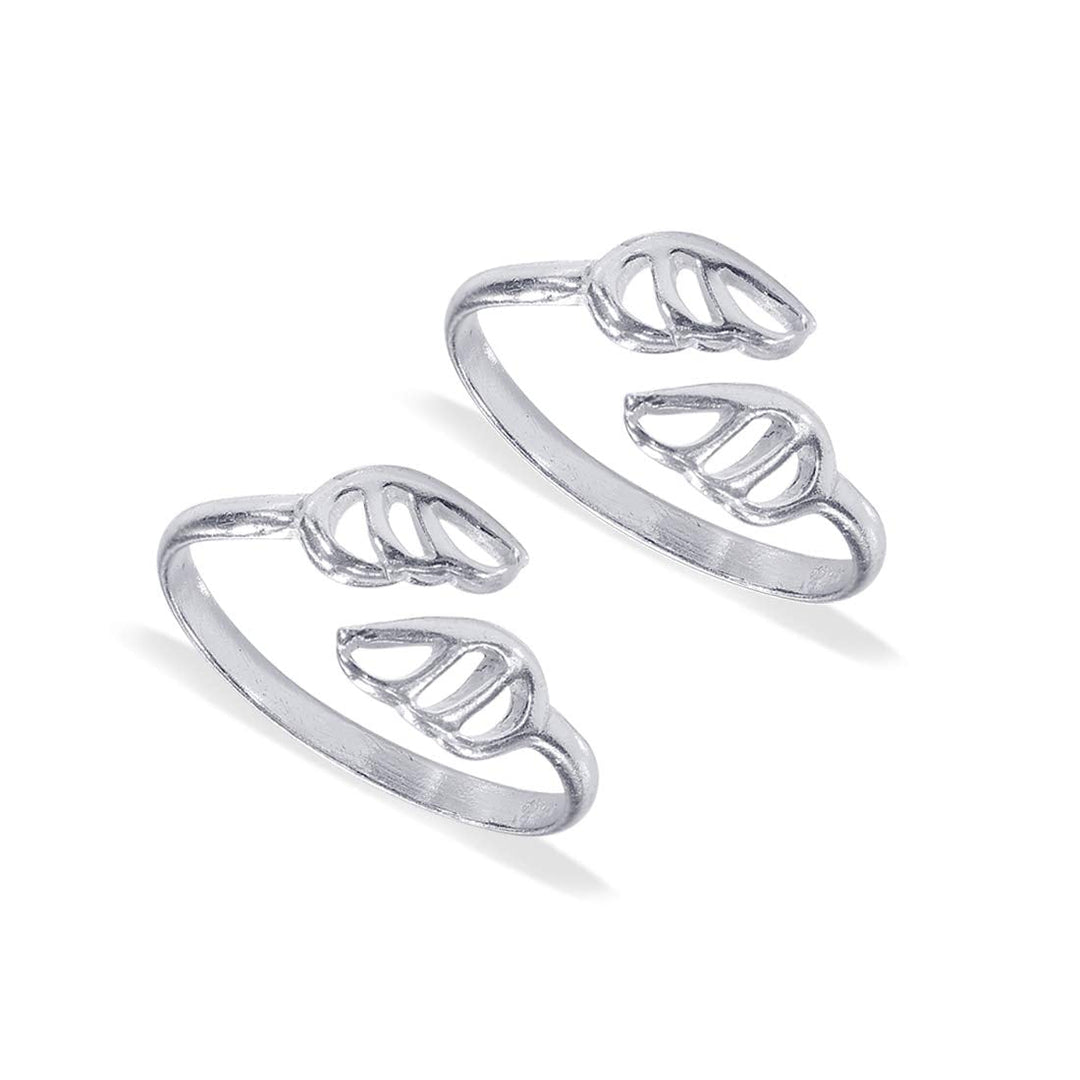 Taraash 925 Sterling Silver Cutwork Toe Rings For Women LR1184S - Taraash