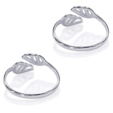 Taraash 925 Sterling Silver Cutwork Toe Rings For Women LR1184S - Taraash