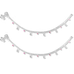 Load image into Gallery viewer, Taraash 925 Sterling Silver CZ Anklets For Women - Taraash

