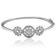 Taraash 925 Sterling Silver CZ Bangle For Women - Taraash