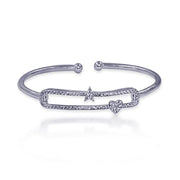 Taraash 925 Sterling Silver CZ Bangle For Women - Taraash