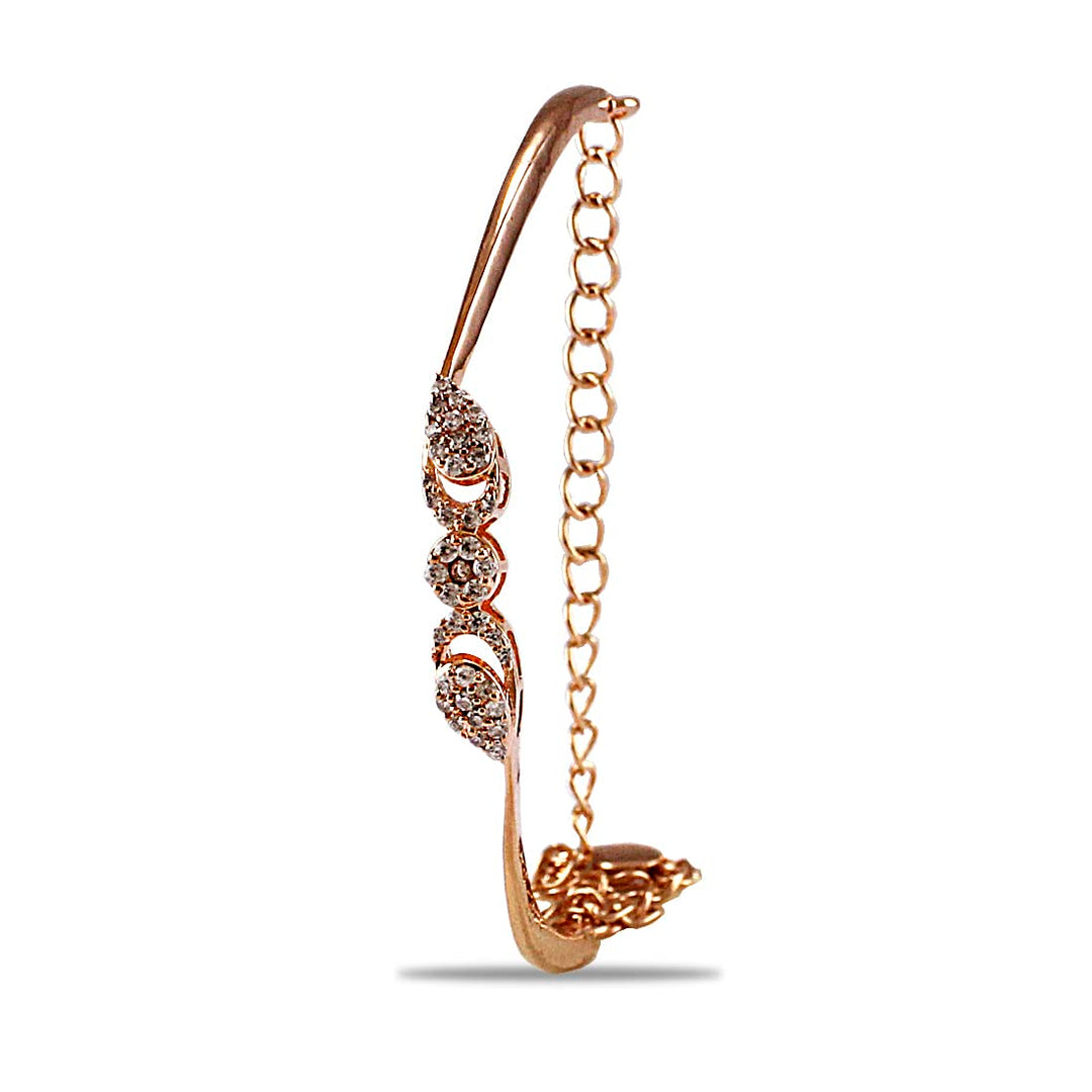 Taraash 925 Sterling Silver CZ Bangle For Women - Taraash