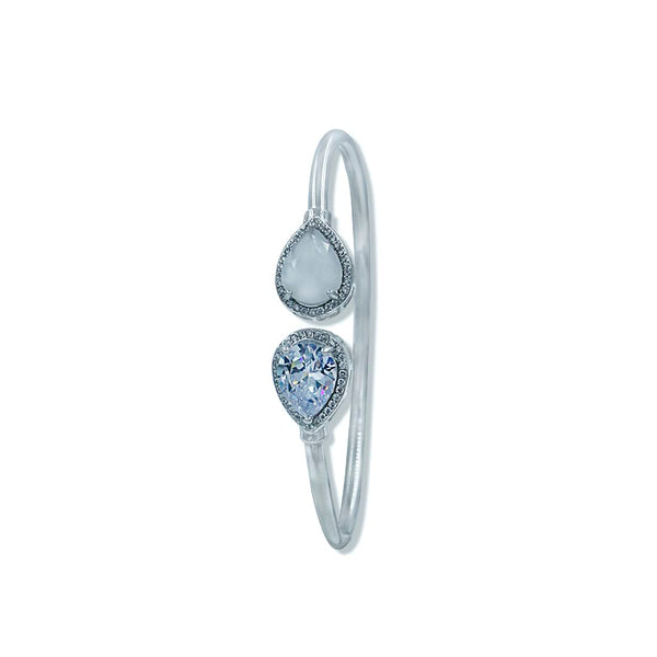 Taraash 925 Sterling Silver CZ Bangle For Women - Taraash