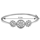 Taraash 925 Sterling Silver CZ Bangle For Women - Taraash