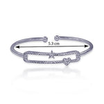 Load image into Gallery viewer, Taraash 925 Sterling Silver CZ Bangle For Women - Taraash