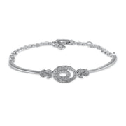 Taraash 925 Sterling Silver CZ Bangle For Women - Taraash