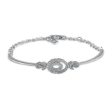 Taraash 925 Sterling Silver CZ Bangle For Women - Taraash