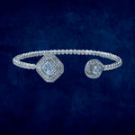 Load image into Gallery viewer, Taraash 925 Sterling Silver CZ Bangle For Women - Taraash