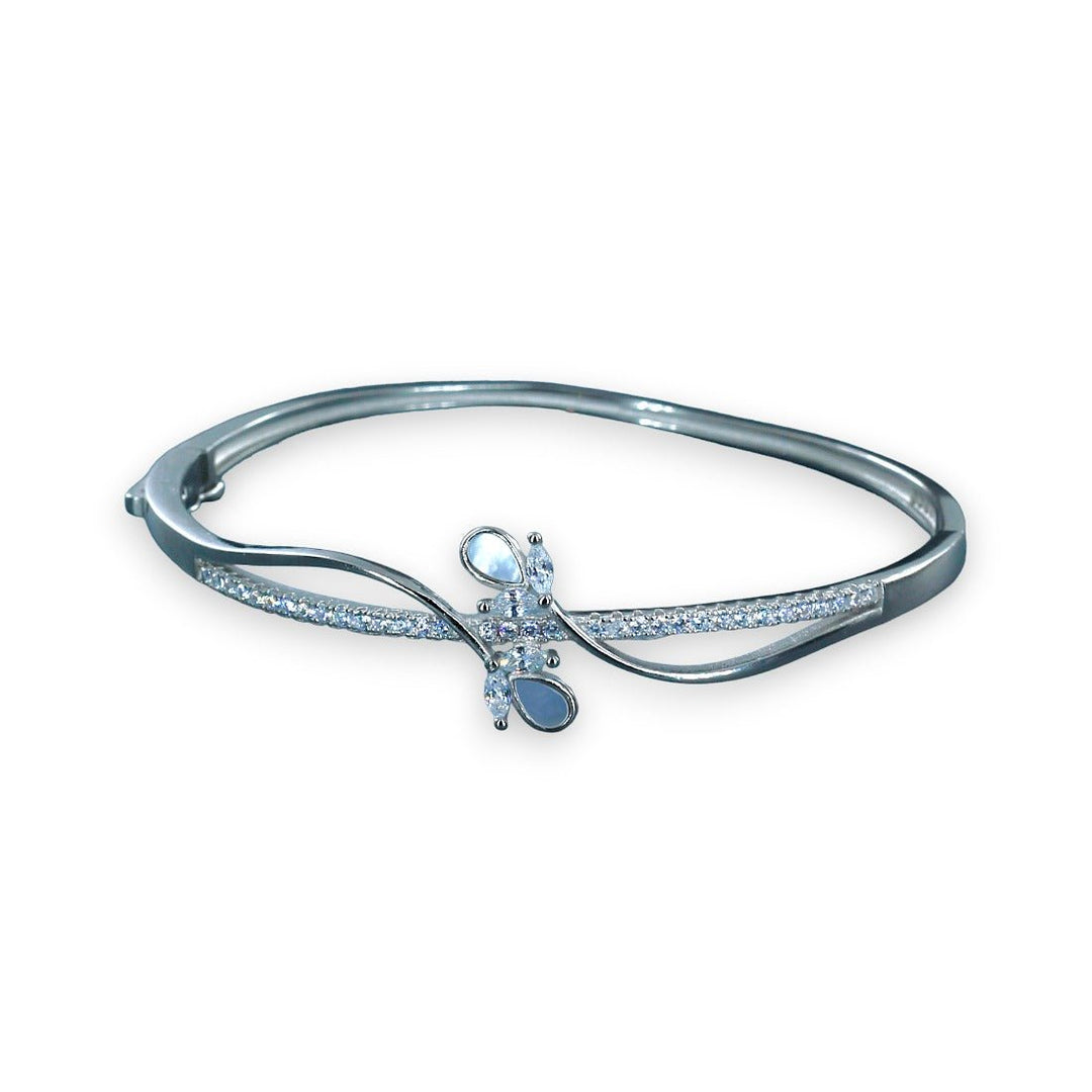 Taraash 925 Sterling Silver CZ Bangle For Women - Taraash