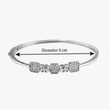 Taraash 925 Sterling Silver CZ Bangle For Women - Taraash