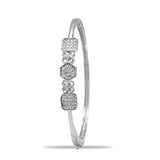 Taraash 925 Sterling Silver CZ Bangle For Women - Taraash