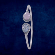 Taraash 925 Sterling Silver CZ Bangle For Women - Taraash