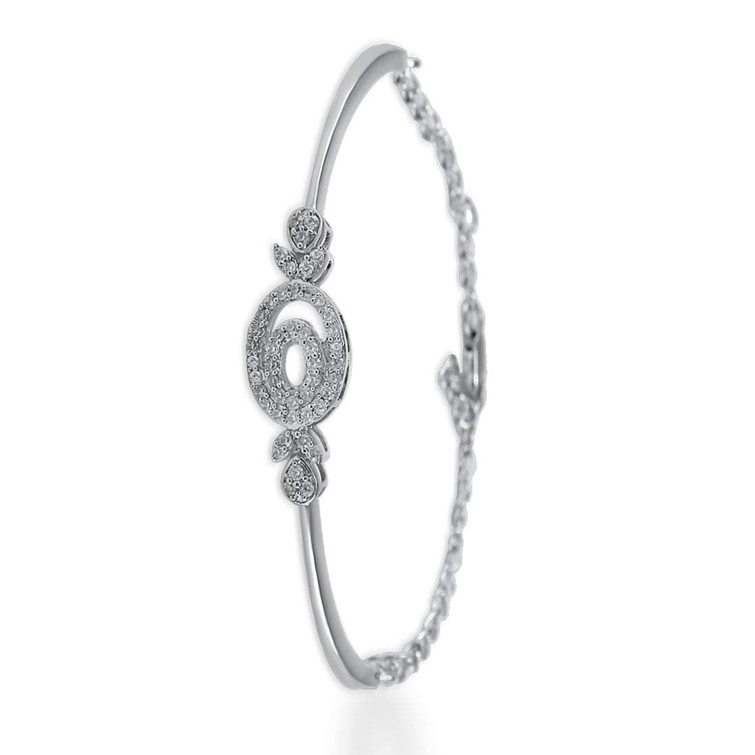 Taraash 925 Sterling Silver CZ Bangle For Women - Taraash