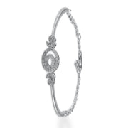 Taraash 925 Sterling Silver CZ Bangle For Women - Taraash