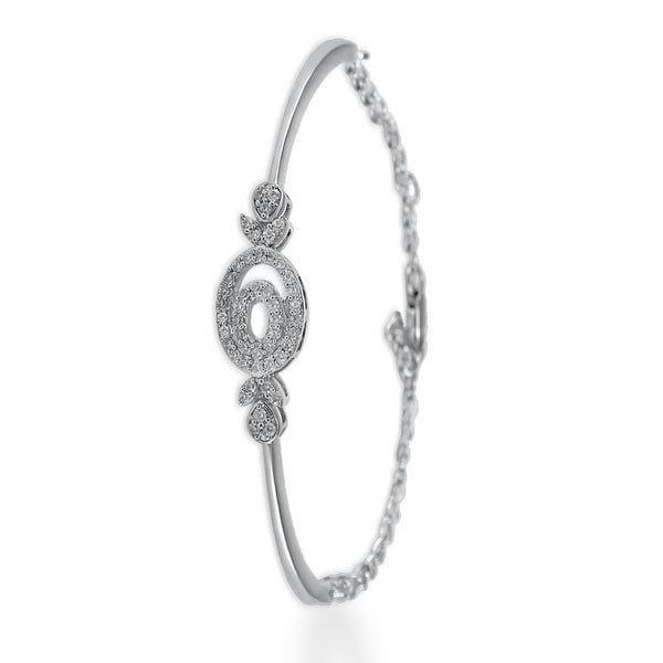 Taraash 925 Sterling Silver CZ Bangle For Women - Taraash