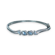 Taraash 925 Sterling Silver Cz Bangle For Women - Taraash