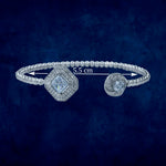 Load image into Gallery viewer, Taraash 925 Sterling Silver CZ Bangle For Women - Taraash