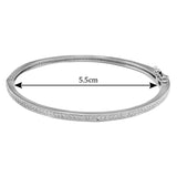 Taraash 925 Sterling Silver CZ Bangle Kada For Women - Taraash