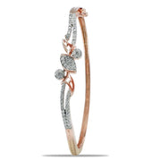Taraash 925 Sterling Silver CZ Bangle Kada For Women - Taraash
