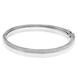 Taraash 925 Sterling Silver CZ Bangle Kada For Women - Taraash