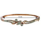 Taraash 925 Sterling Silver CZ Bangle Kada For Women - Taraash