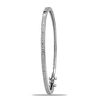 Load image into Gallery viewer, Taraash 925 Sterling Silver CZ Bangle Kada For Women - Taraash