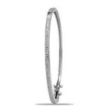 Taraash 925 Sterling Silver CZ Bangle Kada For Women - Taraash