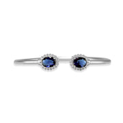 Taraash 925 Sterling Silver Cz Bangle | Silver openable Bangle | Silver Bangle For Women - Taraash