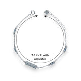 Taraash 925 Sterling Silver CZ Bracelet For Women - Taraash
