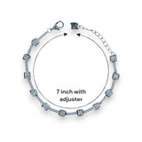 Taraash 925 Sterling Silver CZ Bracelet For Women - Taraash