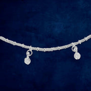 Taraash 925 Sterling Silver CZ Chain Anklet For Women - Taraash