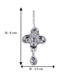 Taraash 925 Sterling Silver CZ Drop Earrings For Women - Taraash