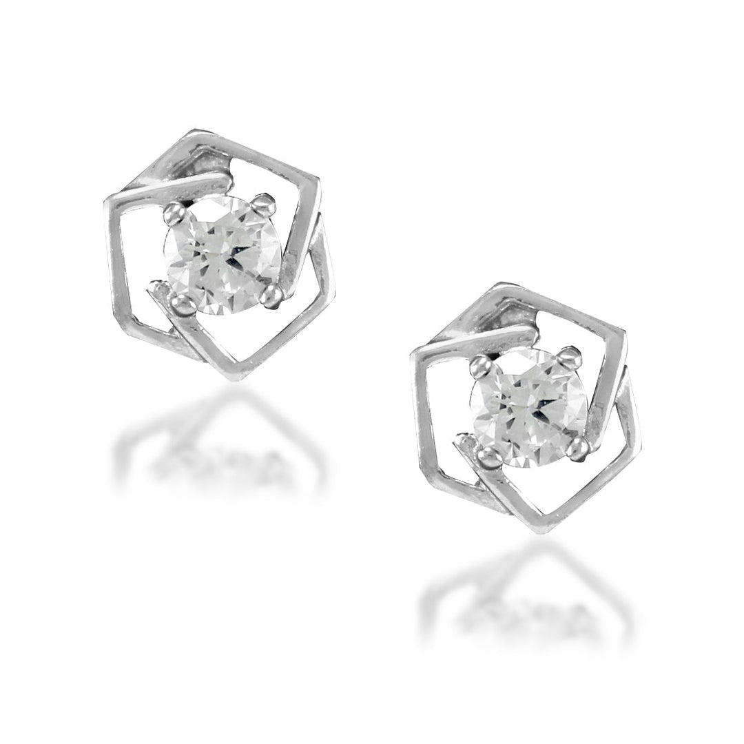 Taraash 925 Sterling silver Cz Earrings | Stud For Women | Stud - Taraash