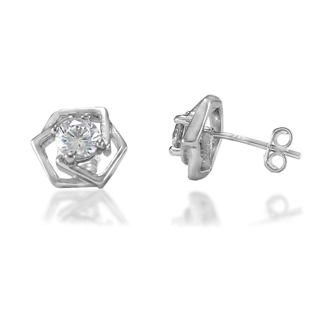 Taraash 925 Sterling silver Cz Earrings | Stud For Women | Stud - Taraash