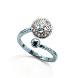 Taraash 925 Sterling Silver CZ Finger Ring For Women - Taraash