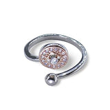 Taraash 925 Sterling Silver CZ Finger Ring For Women - Taraash